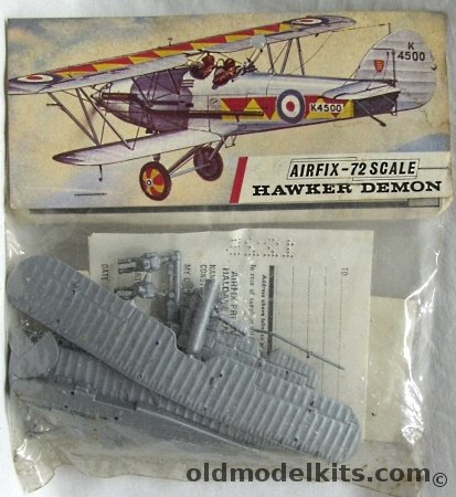 Airfix 1/72 Hawker Demon - Bagged, 132 plastic model kit